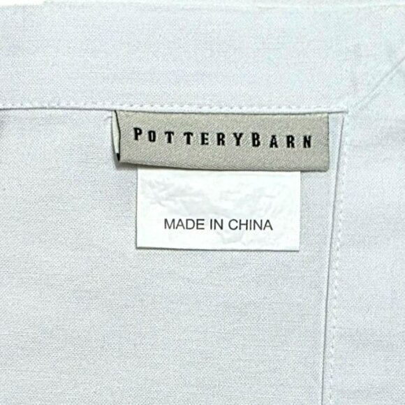 VTG 9 Pottery Barn Reindeer Dinner Napkins Braided Basket Christmas Holiday - Picture 5 of 16